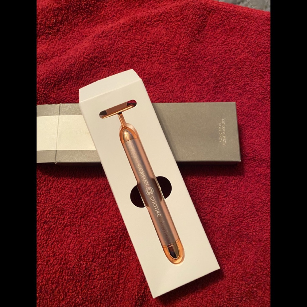 Complex Culture sonic T-bar facial massager. NIB